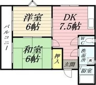 ピュアSEVEN【4階】の間取り