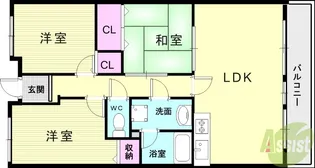 リアライズ東垂水【3階】の間取り
