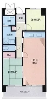 アンサンブル宮地【9階】の間取り