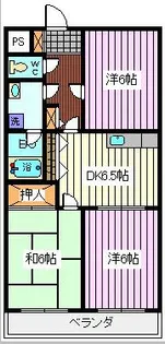 クレストハウス【3階】の間取り