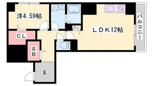 パラストKS【2階】の間取り