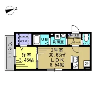 シャイネクス松戸上本郷【3階】の間取り