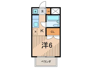 けやきイースト【2階】の間取り