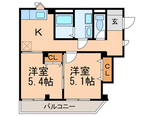 ラペシュ【1階】の間取り