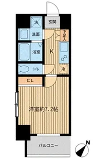 Primal Machida【9階】の間取り