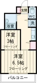 ジョイライフ桜上水【2階】の間取り
