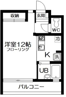 ラフィネ王子【3階】の間取り