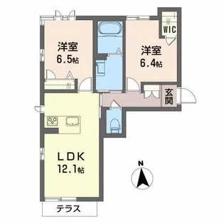 シャーメゾンガーデン福島 C棟【1階】の間取り