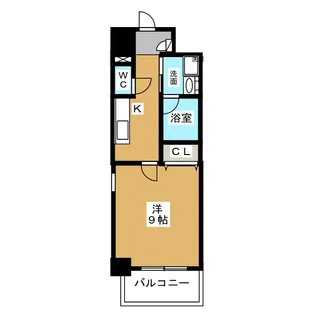 トレヴィ高岳【6階】の間取り