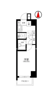 メインステージ西麻布【4階】の間取り