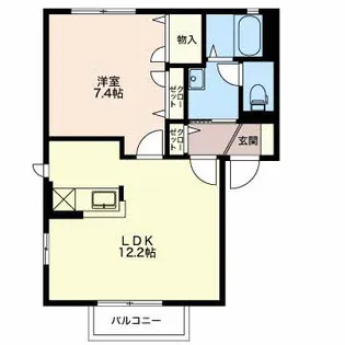 エスポワール木田【2階】の間取り
