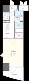 メゾンド ル入谷【7階】の間取り