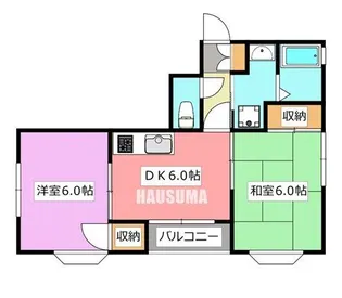 保苅コーポ【3階】の間取り