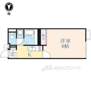 レオネクストボヌール南呉服【2階】の間取り