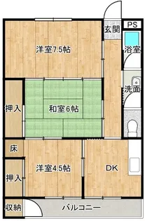 互幸ビル【6階】の間取り
