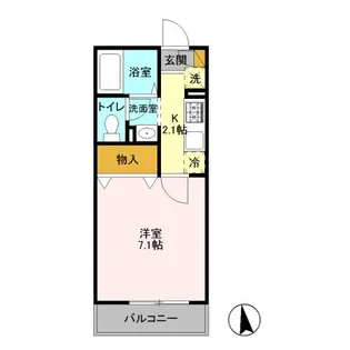SaTuKi B【2階】の間取り