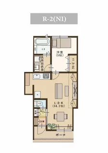 Homes Usonia・前川東II【1階】の間取り