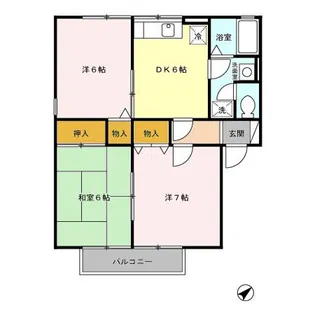 エスポワール【2階】の間取り