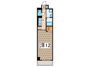 ル リアン【1階】の間取り