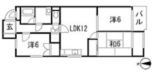 コーポ T&S【1階】の間取り