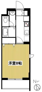 フォーラム クイーン【1階】の間取り