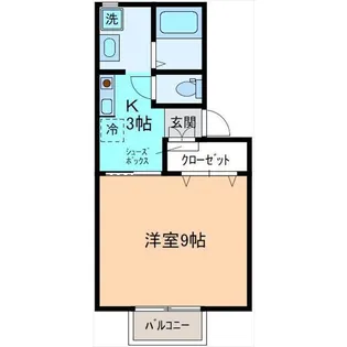 プレジール・デフィ【2階】の間取り