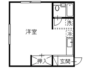 サンシャイン弐番館【1階】の間取り