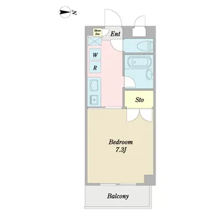シャルム高砂駅前【4階】の間取り