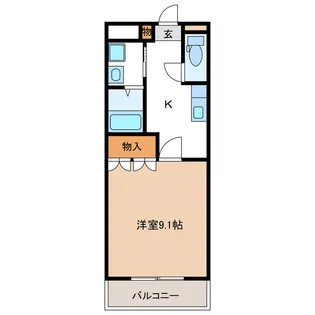 ライフシティ・ネオ【2階】の間取り