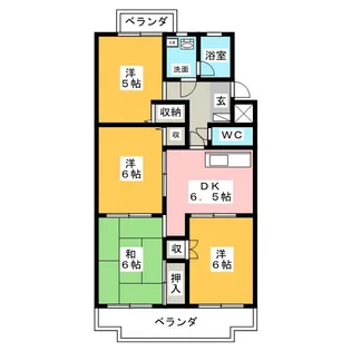 COMO下嶋【2階】の間取り