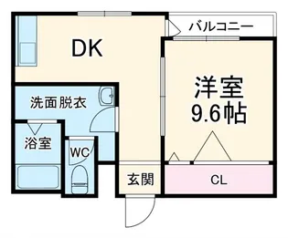 新宿マンション【3階】の間取り