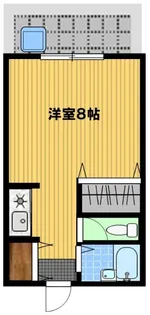 1Rの間取り画像