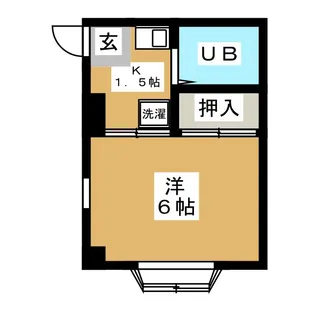 耳塚ハイツ【2階】の間取り