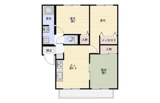 フォブール立花【2階】の間取り