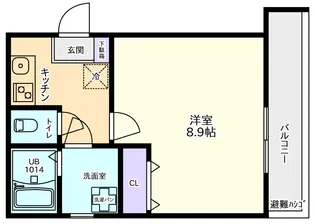 Casa Nera【2階】の間取り