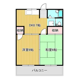 コーポ阪本【1階】の間取り