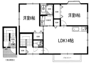 エスポワール本大3号地【2階】の間取り