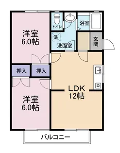 グリーンヒル赤池C【1階】の間取り