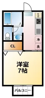 千葉県東金市求名【アパート】の間取り
