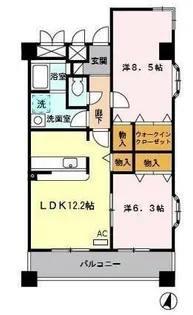 埼玉県さいたま市南区沼影1【マンション】の間取り