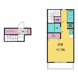 ミノワハウス【2階】の間取り