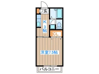 アネックス八木山【2階】の間取り