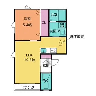 プリマ ヴェーラ【1階】の間取り