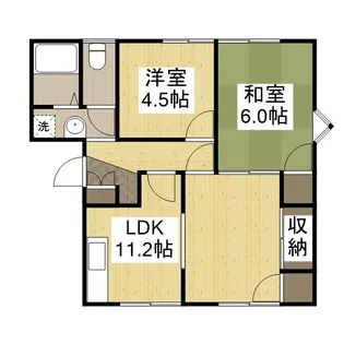 ルネサンスハイツ【2階】の間取り