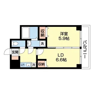 willDo笹口【6階】の間取り