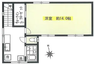 草の葉ハイツ【2階】の間取り