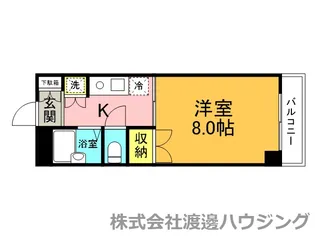 ラファイン江坂【5階】の間取り