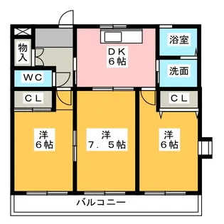 エマリオ【2階】の間取り