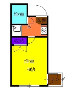 プラザマリーナ相模原【3階】の間取り
