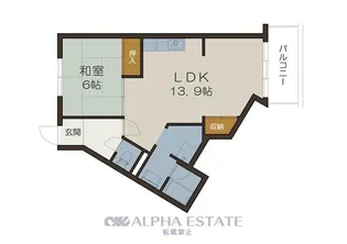 エクセレント照国【5階】の間取り